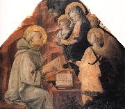 Fra Filippo Lippi, St Bernard's Vision of the Virgin